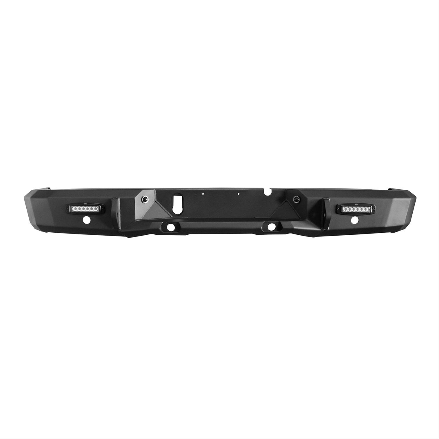 Westin HDX Rear Bumper 09-18 Dodge Ram Single Exhaust w/Sensors - Click Image to Close